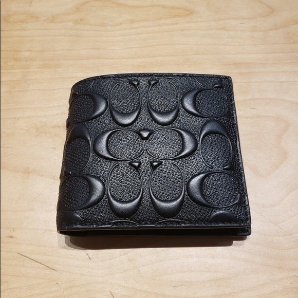 Men’s Coach Double Billfold Wallet & ID holder - Picture 1 of 7